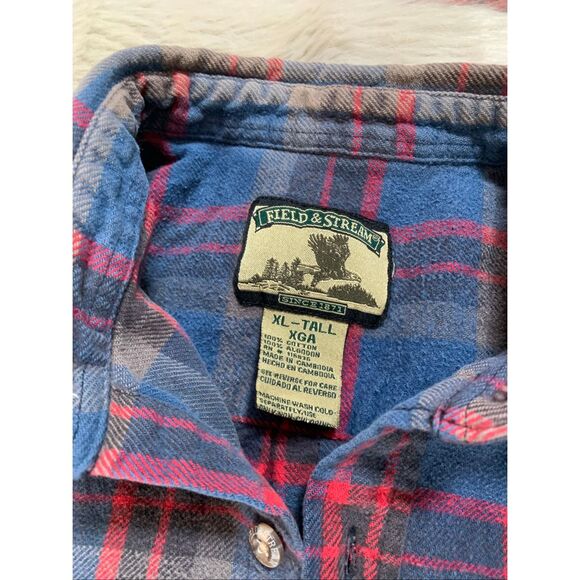 Field & Stream Heavy Flannel XL Tall - Picture 3 of 6